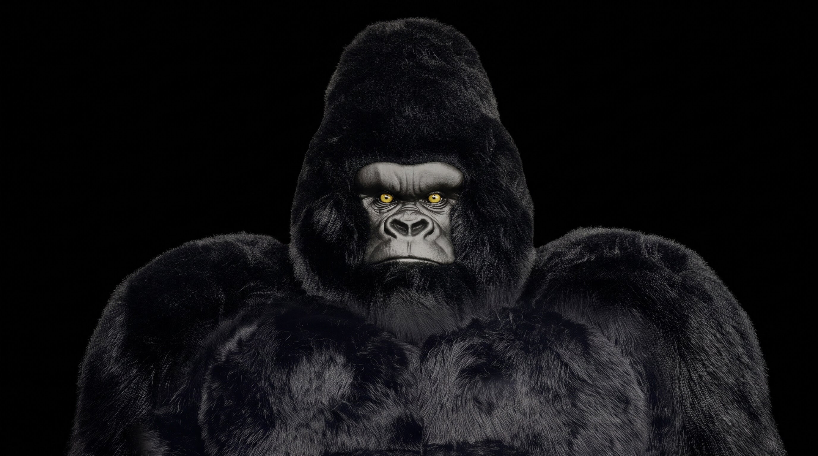 Gorilla-Shaped Statement Couch-Unique Faux Fur