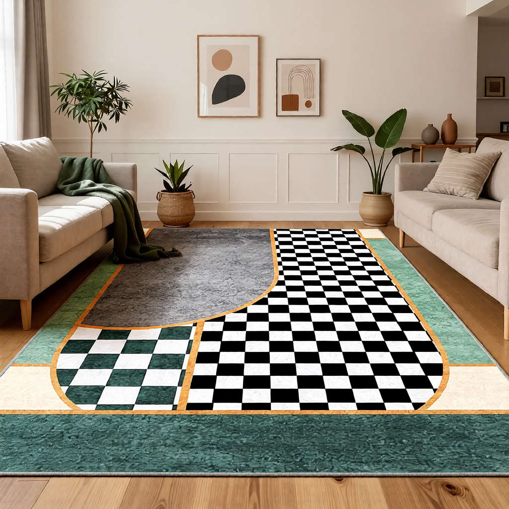 Crystal Velvet Area Rugs-204