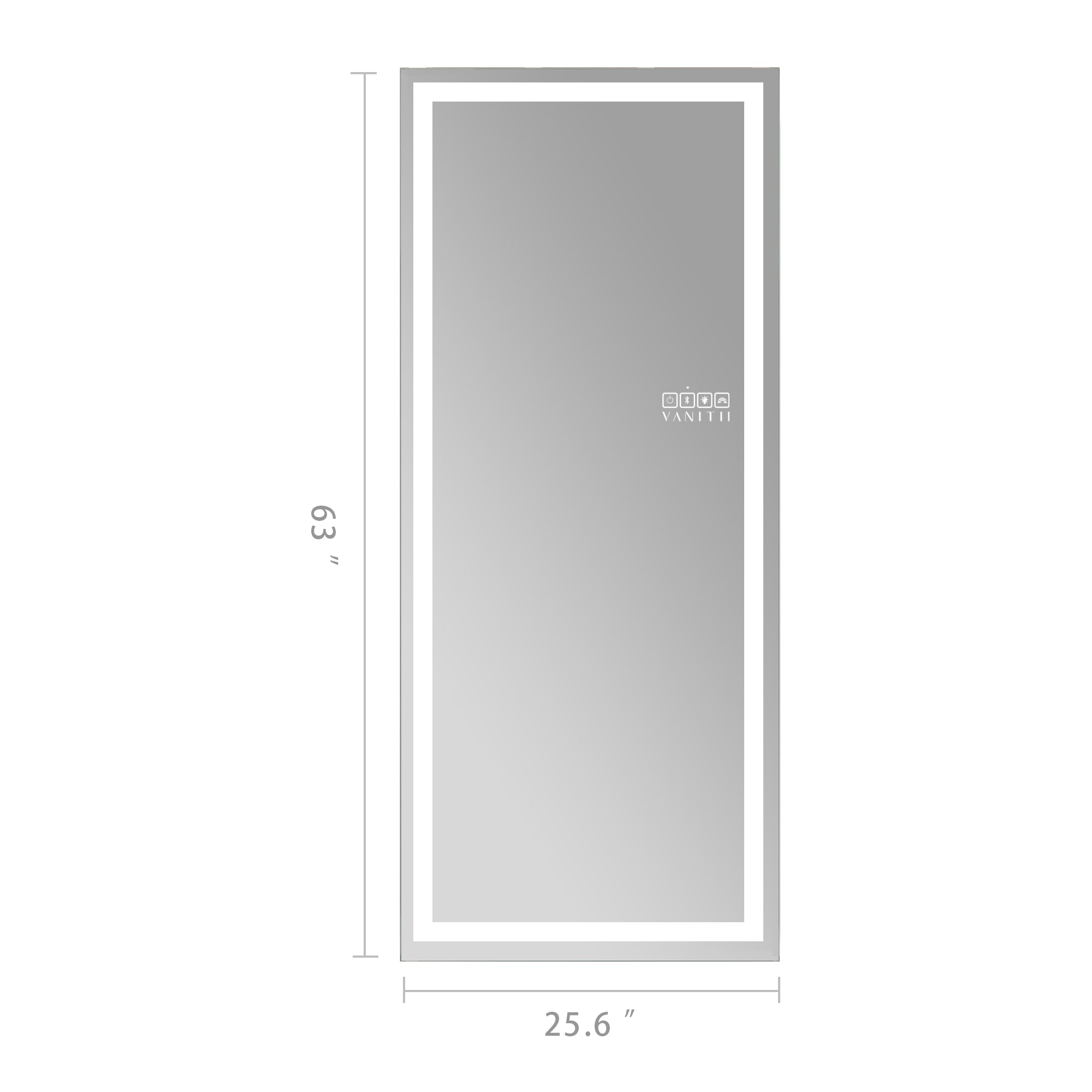 VANITII Luxury Full Length Vanity Mirror Pro